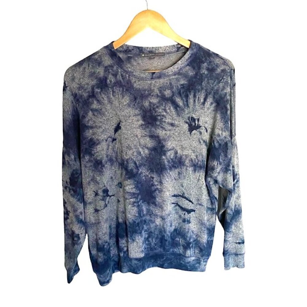 Elliot Lauren Blue Twilight Printed Sweatshirt Medium - Picture 2 of 4